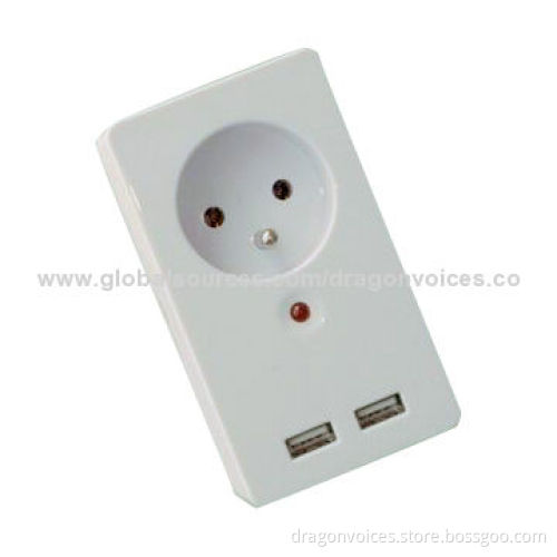 Single-outlet surge protector, full line surge protection, 16A